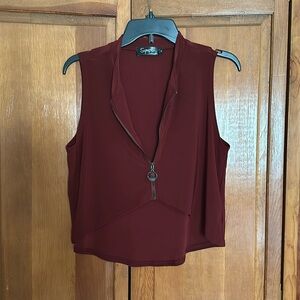 Sympl Rust Shorty Vest.  Size 6